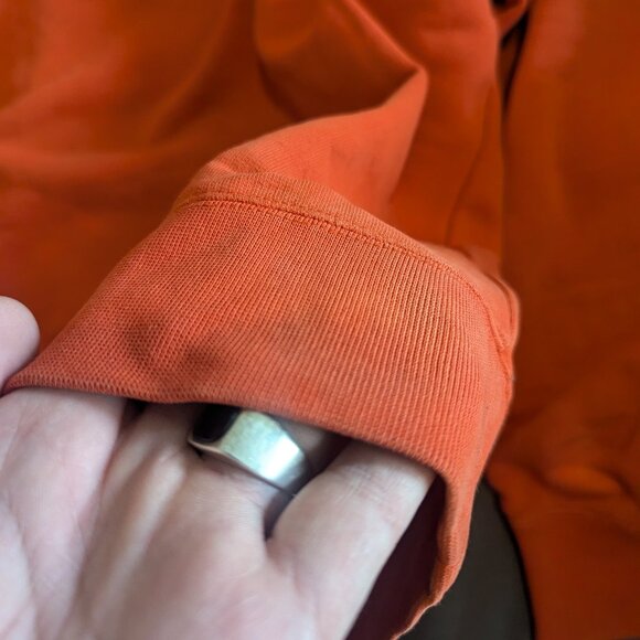 SANDRO - Orange "Love" Sweater - Sz S - Picture 5 of 12